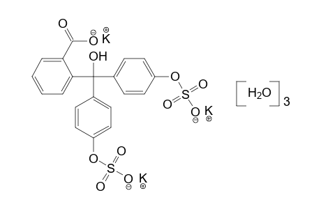 alpha,alpha-BIS(p-HYDROXYPHENYL)-alpha-HYDROXY-o-TOLUIC ACID, DISULFATE, TRIPOTASSIUM SALT, TRIHYDRATE