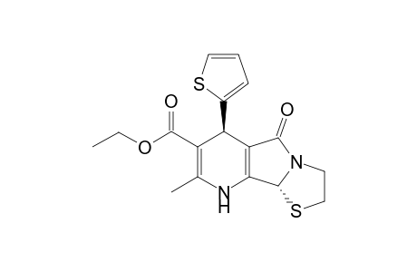 (+/-)-(6R,9BR)-ETHYL-8-METHYL-5-OXO-6-(THIEN-2''-YL)-2,3,5,6,9,9B-HEXAHYDROTHIAZOLO-[3',2':1,2]-PYRROLO-[3,4-B]-PYRIDINE-7-CARBOXYLATE