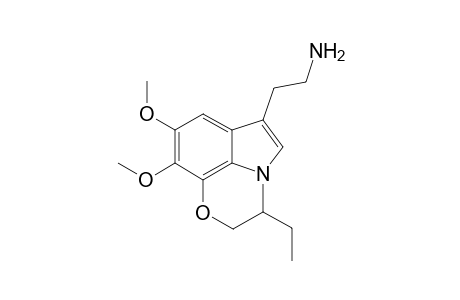 6-(2-Aminoethyl)-3-ethyl-8,9-dimethoxy-3,4-dihydropyrrolo[1,2,3-de]-2H-1,4-benzoxazine