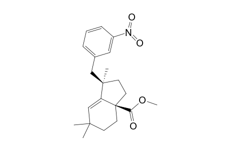 Methyl (1R.3aR)-1-(3'-nitrobenzyl)-1,6,6-trimethylhexahydroindene-3a-carboxylate