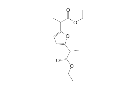 Ethyl 2-[5'-(1"-<ethoxycarbonyl>ethyl)furan-2'-yl]-propionate