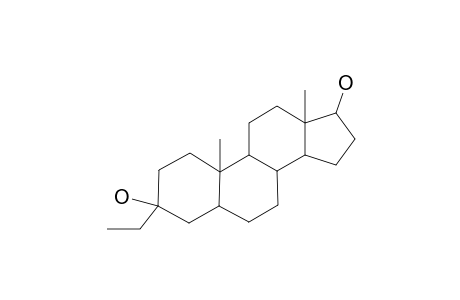 3.BETA.-ETHYL-3.ALPHA.,17.BETA.-DIHYDROXY-5.ALPHA.-ANDROSTAN