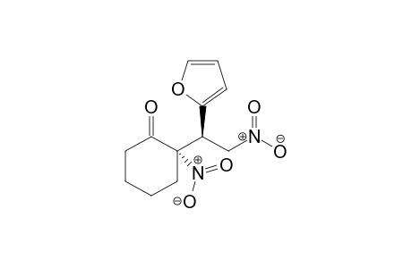 (S)-2-[(S)-1-(Furan-2-yl)-2-nitroethyl]-2-nitrocyclohexanone