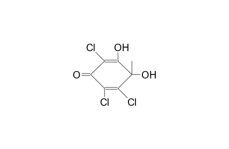 2,5,6-Trichloro-3,4-dihydroxy-4-methylcyclohexa-2,5-dienone