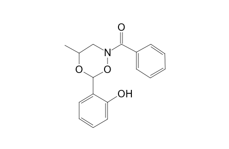 2-(2-Benzoyl-4-methyl-1,5,2-dioxazinan-6-yl)phenol