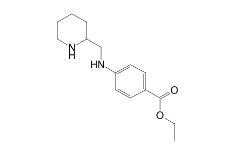 p-{[(2-piperidyl)methyl]amino}benzoic acid, ethyl ester