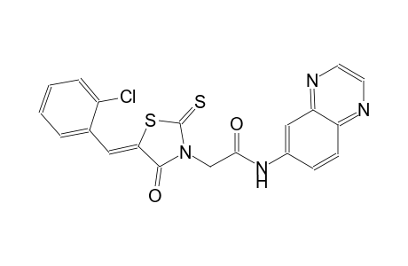 3-thiazolidineacetamide, 5-[(2-chlorophenyl)methylene]-4-oxo-N-(6-quinoxalinyl)-2-thioxo-, (5Z)-