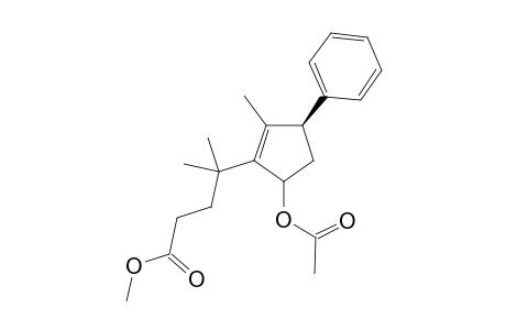 Methyl (5RS)-4-[5'-acetoxy-2'-methyl-3'(R)-phenylcyclopent-1'-enyl]-4-methyl-1-pentanoate