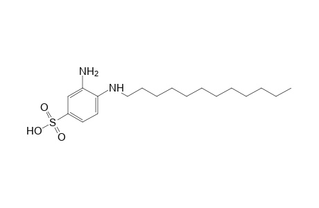 3-amino-4-(dodecylamino)benzenesulfonic acid