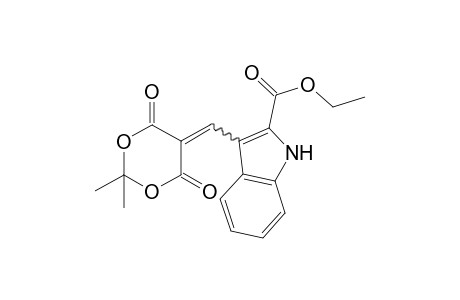 [(2-carboxyindol-3-yl)methylene]malonic acid, 1,3-cyclic isopropylidene ethyl ester