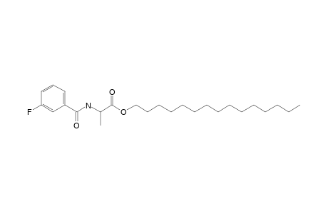 L-Alanine, N-(3-fluorobenzoyl)-, pentadecyl ester