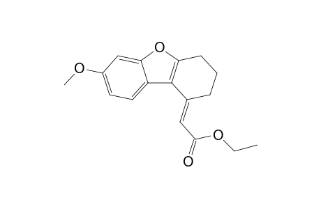 ethyl (E)-2-[7-methoxy-3,4-dihydrodibenzo[b,d]furan-1(2H)-ylidene]acetate