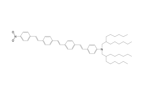 bis(2-hexyloctyl)-[4-[(E)-2-[4-[(E)-2-[4-[(E)-2-(4-nitrophenyl)vinyl]phenyl]vinyl]phenyl]vinyl]phenyl]amine