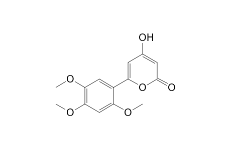 4-Hydroxy-6-(2,4,5-trimethoxyphenyl)-2-pyranone