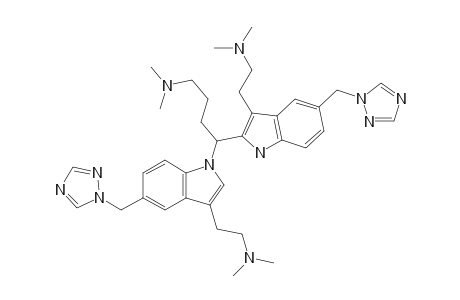 RIZATRIPTAN-1,2-DIMER;4-(5-((1-H-1,2,4-TRIAZOL-1-YL)-METHYL)-3-(2-(DIMETHYLAMINO)-ETHYL)-1-H-INDOL-1-YL)-4-(5-((1-H-1,2,4-TRIAZOL-1-YL)-METHYL)-3-(2-(DIMETHYLA