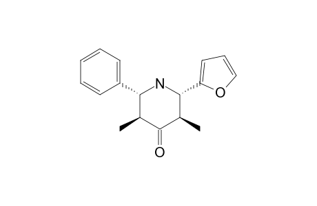 (2S*,3R*,5S*,6R*)-2-(2-Furyl)-3,5-dimethyl-6-phenylpiperidin-4-one