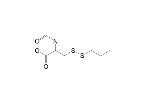 4,5-Dithiooctanoic acid, 2-acetamino-