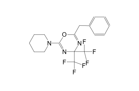 2-benzyl-6-(1-piperidinyl)-4,4-bis(trifluoromethyl)-4H-1,3,5-oxadiazine