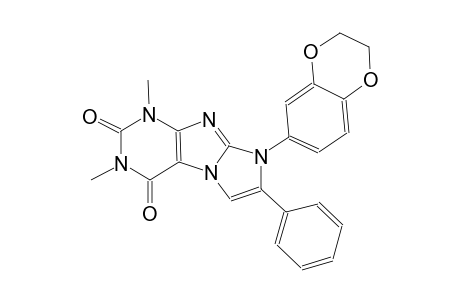 8-(2,3-dihydro-1,4-benzodioxin-6-yl)-1,3-dimethyl-7-phenyl-1H-imidazo[2,1-f]purine-2,4(3H,8H)-dione