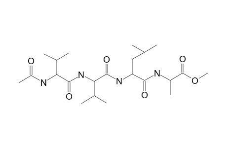 n-Acetyl-valyl-valyl-leucyl-alanine methylester