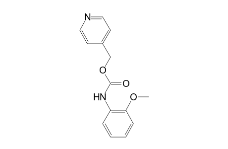 o-methoxycarbanilic acid, (4-pyridyl)methyl ester