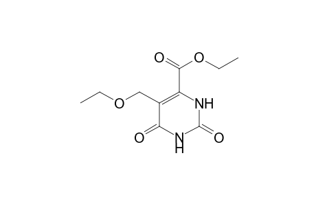 2,6-dioxo-5-(ethoxymethyl)-1,2,3,6-tetrahydro-4-pyrimidinecarboxylic acid, ethyl ester