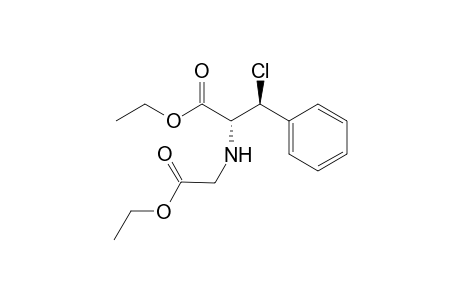 (2R,3S) Ethyl 3-chloro-2-ethoxycarbonylmethylamino-3-phenylpropionate
