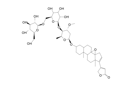 DELTA16-ADYNERIGENIN beta-GENTIOBIOSYL-beta-D-SARMENTOSIDE