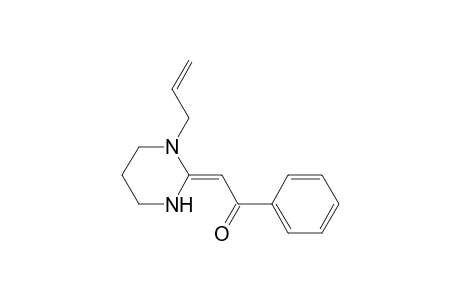 (2E)-1-phenyl-2-(1-prop-2-enyl-1,3-diazinan-2-ylidene)ethanone