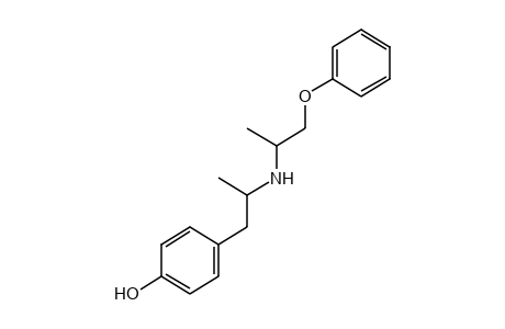 p-{2-[(1-METHYL-2-PHENOXYETHYL)AMINO]PROPYL}PHENOL