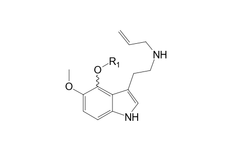 5-MeO-DALT-M (N-deallyl-HO-aryl-glucuronide) MS2