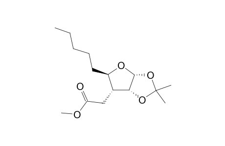 METHYL-(2'R,3'R,4'R,5'R)-2-(2'-PENTYL-4',5'-ISOPROPILIDENE-DEOXY-TETRAHYDROFURAN-3'-YL)-ACETATE