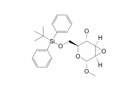 (2R,3R,4R,5S,6S)-6-Tert-butyldiphenylsilyloxymethyl-3,4-epoxy-3,4,5,6-tetrahydro-5-hydroxy-2-methoxy-2H-pyran