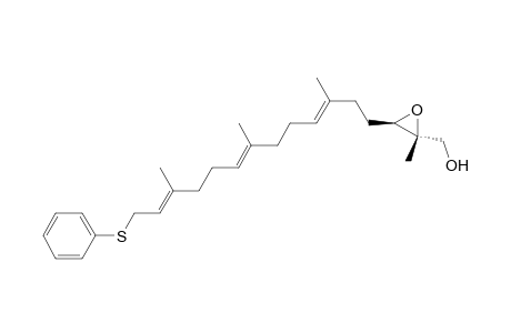 [(2R,3R)-2-methyl-3-[(3E,7E,11E)-3,7,11-trimethyl-13-(phenylthio)trideca-3,7,11-trienyl]-2-oxiranyl]methanol