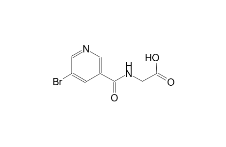 {[(5-bromo-3-pyridinyl)carbonyl]amino}acetic acid