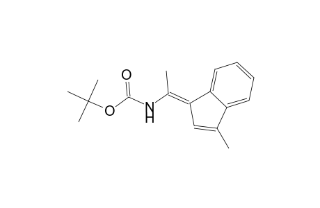 Carbamic acid, [1-(3-methyl-1H-inden-1-ylidene)ethyl]-, 1,1-dimethylethyl ester