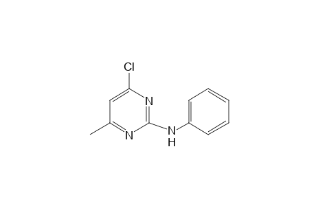 PYRIMIDINE, 2-ANILINO-4-CHLORO- 6-METHYL-,