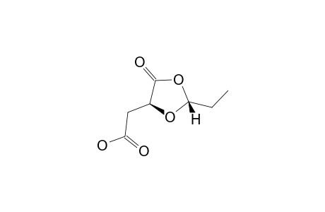 2-[(4S)-2-ETHYL-5-OXO-1,3-DIOXOLAN-4-YL]-ACETIC-ACID;CIS-ISOMER
