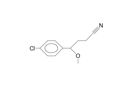 4-(p-chlorophenyl)-4-methoxybutyronitrile