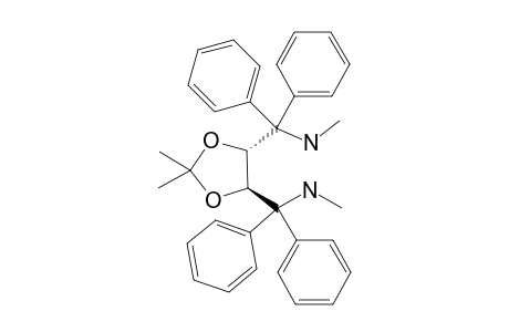 (4R,5R)-Bis[(N-methylamino)diphenylmethyl]-2,2-dimethyl-1,3-dioxolane