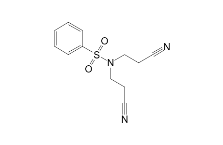Benzenesulfonamide, N,N-bis(2-cyanoethyl)-; N,N-Bis(2-cyanoethyl)benzenesulfonamide