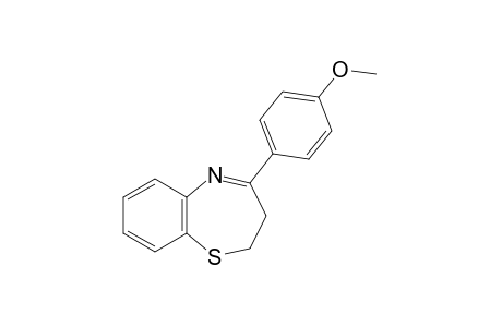 2,3-dihydro-4-(p-methoxyphenyl)-1,5-benzothiazepine