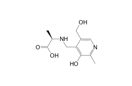 D-Alanine, N-[[3-hydroxy-5-(hydroxymethyl)-2-methyl-4-pyridinyl]methyl]-