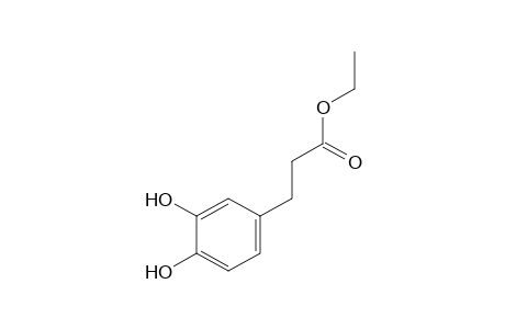 3,4-dihydroxyhydrocinnamic acid, ethyl ester