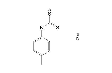 p-methyldithiocarbanilic acid,ammonium salt