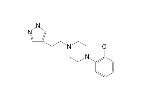 1-(2-Chlorophenyl)-4-[2-(1-methyl-1H-pyrazol-4-yl)ethyl]piperazine