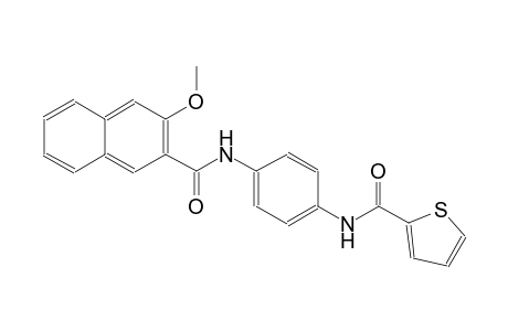 2-thiophenecarboxamide, N-[4-[[(3-methoxy-2-naphthalenyl)carbonyl]amino]phenyl]-