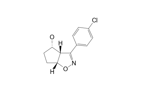 3a,4-trans-3a,6a-cis-3-(4-chlorophenyl)-3a,5,6,6a-tetrahydro-4H-cyclopenta[d]isoxazole-4-ol