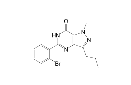 5-(2-bromophenyl)-1-methyl-3-propyl-4H-pyrazolo[4,3-d]pyrimidin-7-one