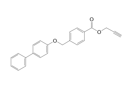 alpha-[(4-biphenylyl)oxy]-p-toluic acid, 2-propynyl ester